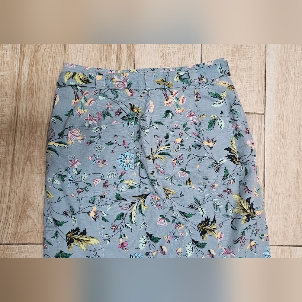 Anthropologie Victoria Floral Cargo Pants Women’s Bohemian Garden Size 4 - Picture 9 of 15